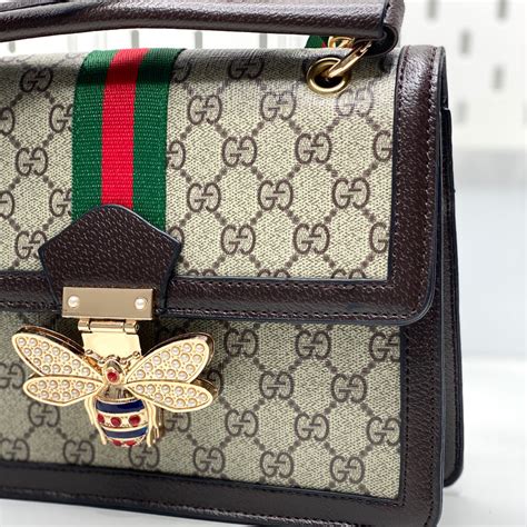 gucci bag white bee|gucci queen margaret bee bag.